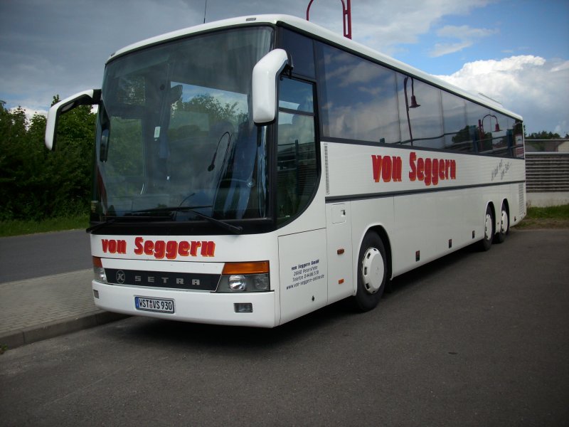SETRA-Reisebus am 27.Mai 2009 in Bergen/Rgen.
