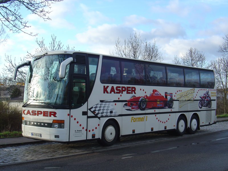 SETRA S 315 HDH/3  Kasper , 02.04.2006 Karlsruhe-Hagsfeld