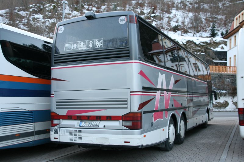 SETRA S 316 HDS  Stiefvater , 28.12.2008 Triberg