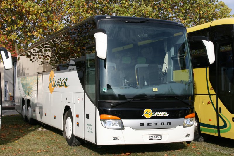 SETRA S 416 GT-HD  Murer , 26.10.2008 Hockenheim