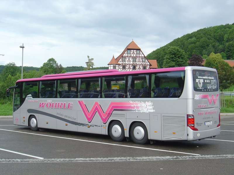 SETRA S 417 GT-HD  Whrle , 15.06.2007 A8 Raststtte Gruibingen