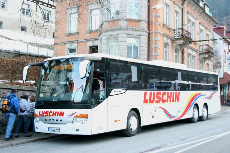 SETRA S 419 UL  Luschin , 28.12.2008 Triberg