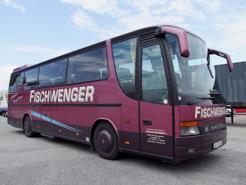 SETRA_S312HD  Fischwenger-Reisen  am Messegelnde in Ried i.I.; 090710