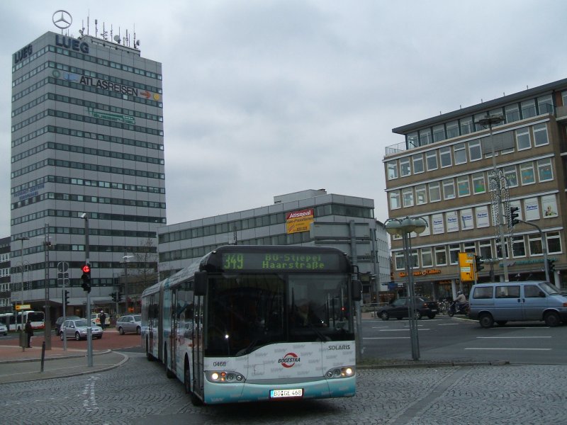 Solaris Urbino 18,Wagen 0468 der Bogestra.(14.12.2007)