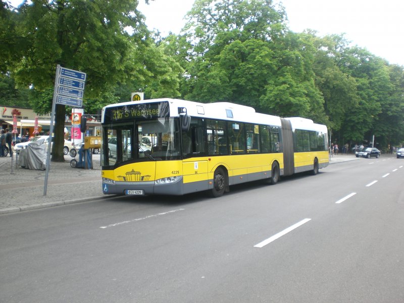 Solaris Urbino auf der Linie 316 am S-Bahnhof Wannsee.