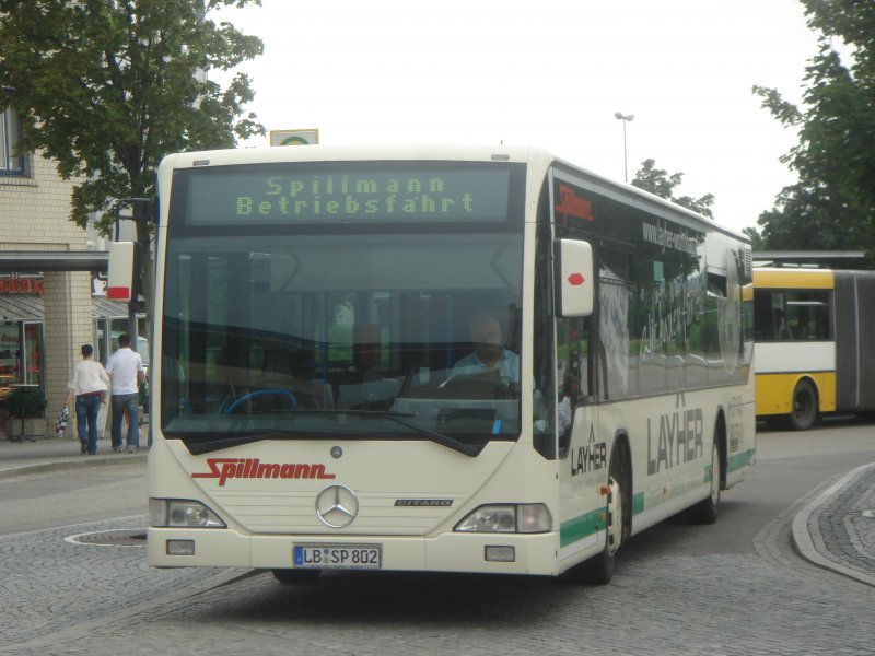 Spillmann Betriebsfahrt am Bahnhof Bietigheim.