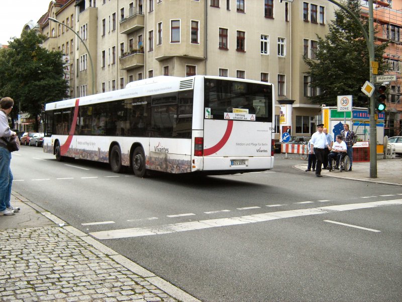 Stadtbus in der Mllerstrasse, 7.9.2008