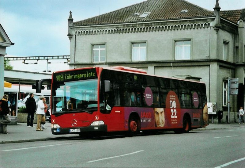 Stadtwerke Konstanz Nr. 8/KN-C 1108 Mercedes Citaro am 15. September 2008 Konstanz, Bahnhof