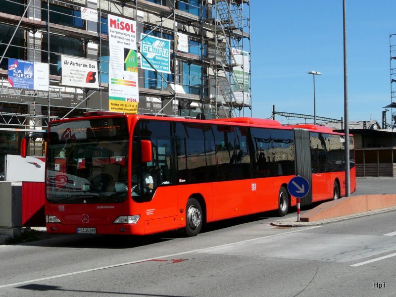 Sdbadenbus - Mercedes Citaro FR:JS 269 unterwegs in der Stadt Konstanz am 31.08.2009