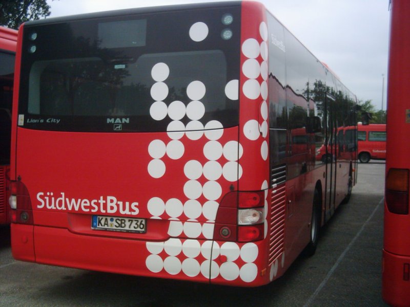 SüdwestBus, Betriebstelle Karlsruhe: MAN Lion's City