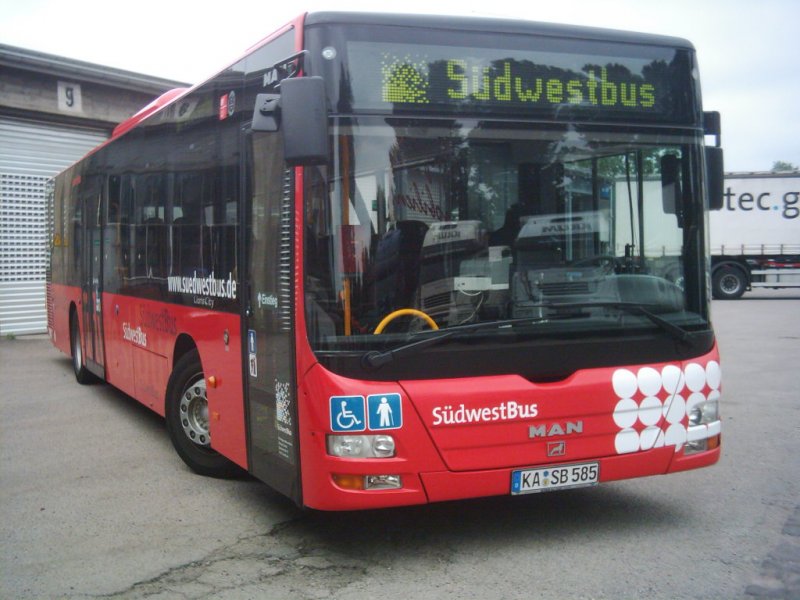 SüdwestBus, Betriebstelle Karlsruhe: MAN Lion's City