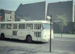 Berliner O-Bus, Linie O 40 in der damaligen Wilhelm-Pieck-Strae/Ecke Borsigstrae (1965)
