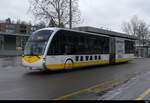 vb sh - IRIZAR ie tram Nr.20  SH 38020 unterwegs vor dem Bhf.