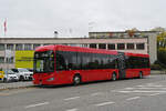 IRIZAR Elektrobus 250, auf der Linie 19, bedient am 16.10.2025 die Haltestelle Helvetiaplatz.