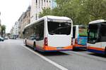 ESWE Verkehr Mercedes Benz eCitaro Wagen 109 am 17.08.21 in Wiesbaden