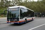 ESWE Verkehr Mercedes Benz eCitaro Wagen 149 am 17.08.21 in Wiesbaden
