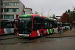 HLB Bus/MTV Mercedes Benz eCitaro am 28.12.21 in Hofheim Bahnhof