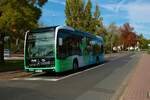 Stadtverkehr Maintal Mercedes Benz eCitaro am 04.10.22 in Maintal Ost
