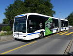 Zugerland - Mercedes eCitaro Nr.7  ZG 88007 unterwegs auf der Linie 6 in Zug am 15.07.2023