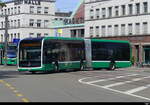 BVB - Mercedes e Citaro Nr.7129  BS 99131 unterwegs in Basel am 14.04.2024