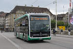 Mercedes eCitaro 8116, verlässt am 27.05.2024 die Linie 33 und fährt zum Laden ins Klybeck Areal.