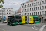 Mercedes eCitaro 7130, auf der Linie 30, fährt am 12.05.2025 zur Endstation am Bahnhof SBB. Aufnahme Basel.