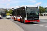 Hamburger Hochbahn Mercedes Benz eCitaro Wagen 2316 am 13.07.25 am Jungfernstieg Hamburg