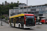 Mercedes eCitaro 65, auf der Linie 3, fährt am 08.09.2025 zur Haltestelle beim Bahnhof Baden.