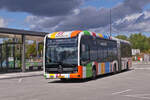 EF 8026, Mercedes Benz eCitaro, vom VDL, verlässt den Pole d’echange Howald in der Stadt Luxemburg. 09.2025