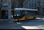 Postauto - Mercedes e Citaro TG 158221 unterwegs in der Stadt Frauenfeld am 04.01.2026