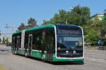 Mercedes eCitaro 7137, auf der Linie 36, f�hrt am 22.06.2026 zur Haltestelle St. Jakob. Aufnahme Basel.