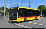 BLT - Mercedes e Citaro  Nr.1036 unterwegs auf der Linie 37 vor dem SBB Bahnhof in Basel am 22.07.2026