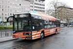ICB Solaris Electric Wagen 232 am 10.04.21 in Frankfurt am Main