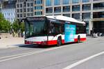 Hamburger Hochbahn Solaris Urbino Electric Wagen 1692 am 14.07.25 am Jungfernstieg Hamburg