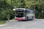 Yutong Elektrobus Typ  U  von Albus (Bus L 9218, S-623XX) als Lnie 21 an der Hst.