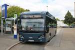 Ein VDL Citea SLF-120 Elektrobus wird gerade in Hanau von der HSB getestet.