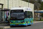 VK 1160 VDL Citea Vollelektrischer Bus von Voyages Koob, am Busbahnhof 2 in Ettelbrück.
