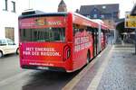MitBus MAN Lions City Efficient Hybrid CNG am 13.04.23 in Gießen Bahnhof