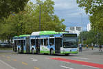 Mercedes Citaro 728 mit der Erdgas Werbung, auf der Linie 36, fährt zur Haltestelle Kannenfeldplatz.