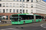 Mercedes Citaro 701, auf der Linie 50, fährt ohne Halt zum Euro Airport Basel Mulhouse. Die Aufnahme stammt vom 20.09.2019.