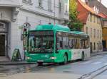 Graz. Am 05.10.2020 kam es auf der Linie 6 zu einer Betriebsstörung. Wagen 57 ist hier als SEV6 in der Münzgrabenstraße zu sehen.