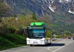 Neoplan der  Stadtwerke Bad Reichenhall  bei Piding - 27.04.2012