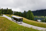 Mercedes – Kutsenits Hydra der OGV, unterwegs am Weißensee als Naturparkbus (Kreuzwirt - Neusach Umkehrschleife - Naggl - Kreuzwirt).