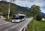 Ein Mercedes – Kutsenits Hydra der OGV, fährt bei der Haltestelle Radlach Hinterradlach vorüber.
Unterwegs war der Bus auf der Kfl. 5021, als Kurs 30 (Möllbrücke Hauptschule - Greifenburg Gemeindeamt)
Aufgenommen am 23.9.2016.