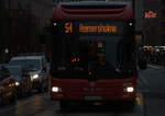 Bus der Linie 54 in Stockholm.