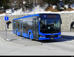 Engadin Bus - MAN Lion`s City Hybrid GR 100103 unterwegs beim Bahnhof von St.