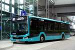 MAN Lion's City 12 Hybrid  RMV - In der City Bus , Flughafen Frankfurt Juli 2021