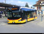 Postauto - MAN Lion`s City Hybrid BE 675387 vor dem Bhf. Spiez am 2024.05.25