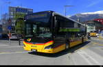 Postauto - MAN Lion`s City Hybrid  VS 548722 unterwegs in Sion am 10.04.2025