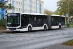 Schienenersatzverkehr RE3x, MAN Lion's City 18C Hybrid, Wg.565 von der DB Regio Bus Ost GmbH. Teltow-Stadt im Oktober 2025. /SEV